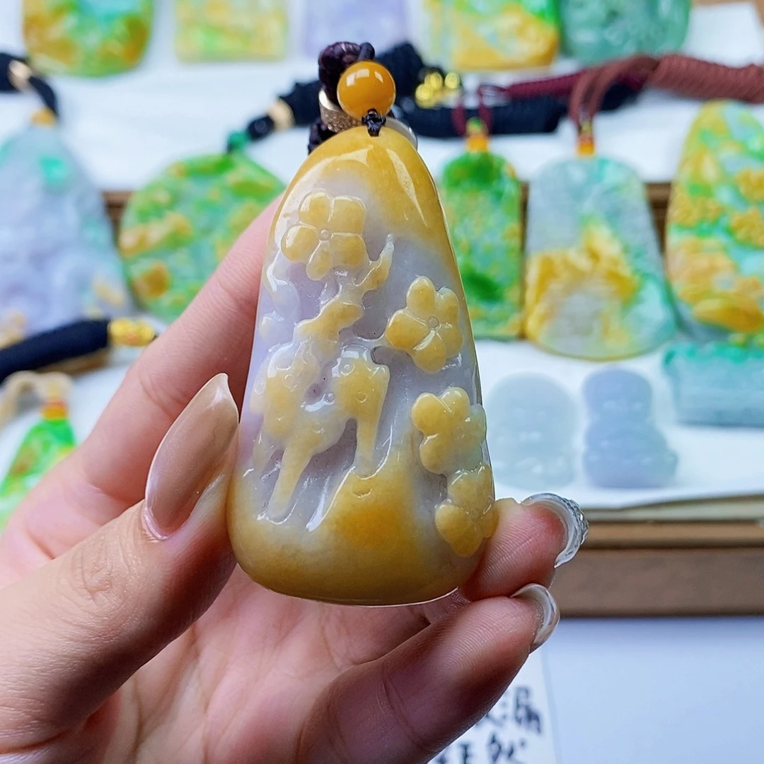 颈饰未镶嵌翡翠翡翠