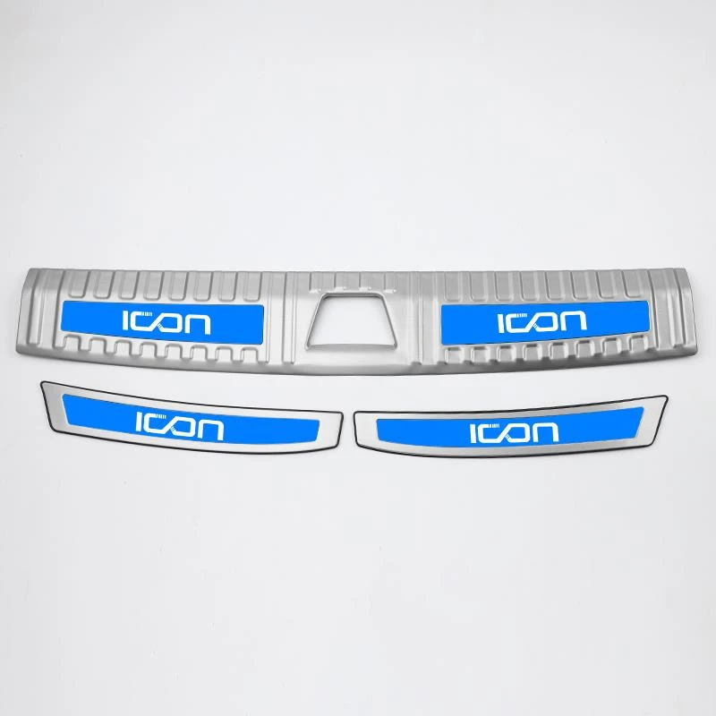 适用于吉利ICON改装饰专用不锈钢门槛条迎宾踏板后备箱护板防画