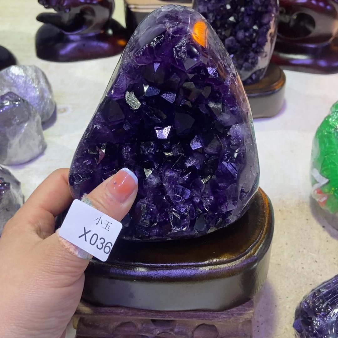 水晶摆件未镶嵌麻***糍摆件