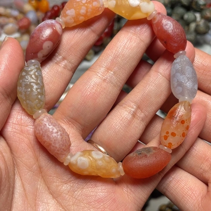 玛瑙/玉髓合金手链