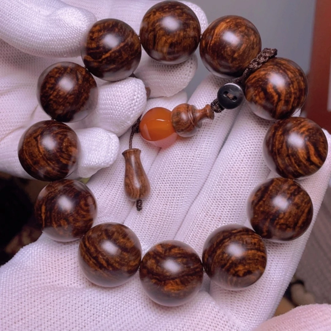 【闪购商品】黄花梨/降香黄檀手串/手链海南黄花梨2.0芝麻花