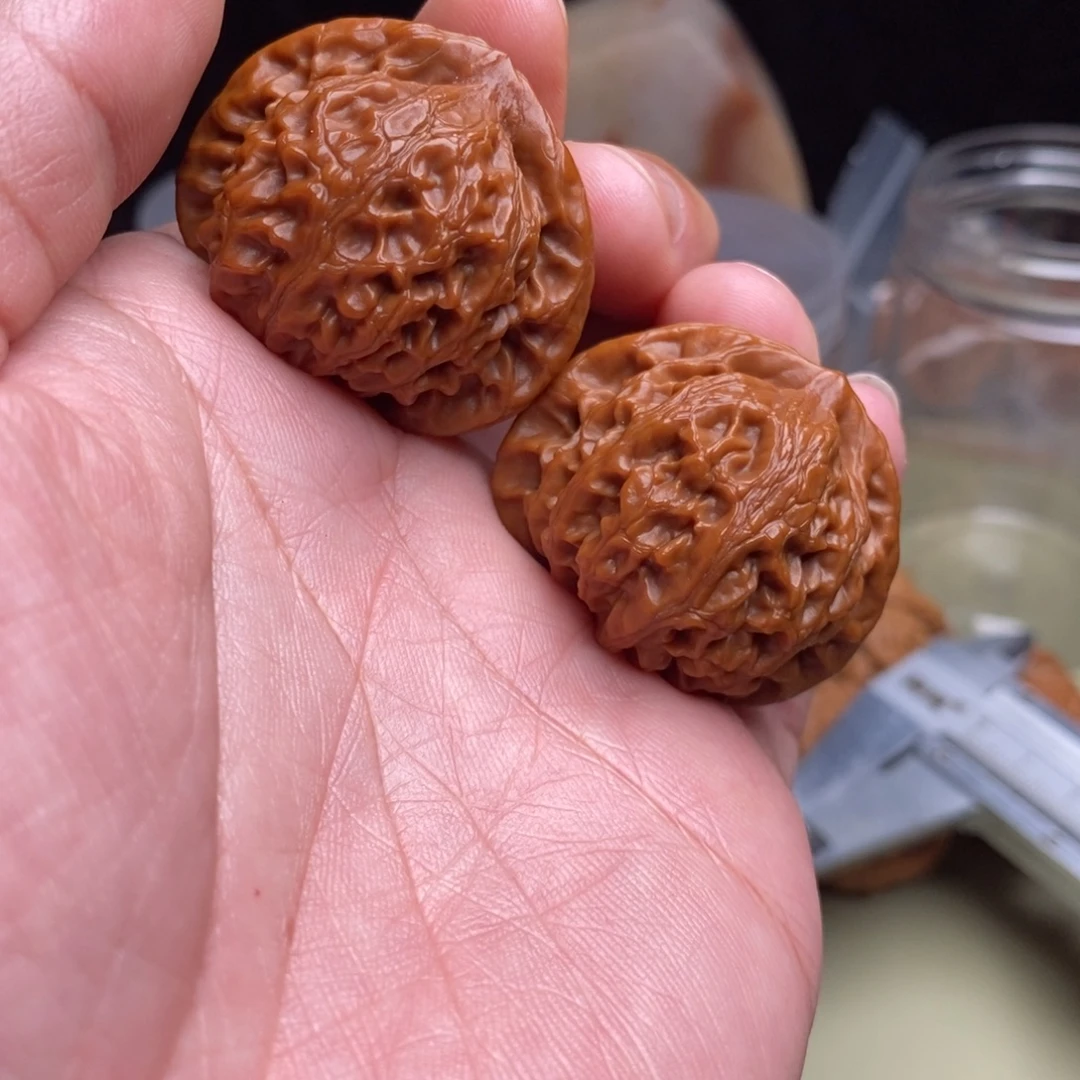 桃核把件39宫灯狮子头