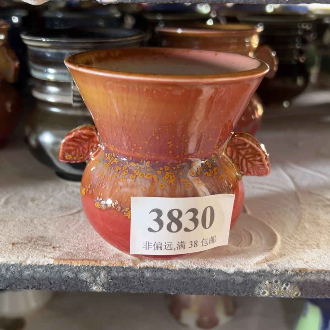 红陶景德镇手工花盆