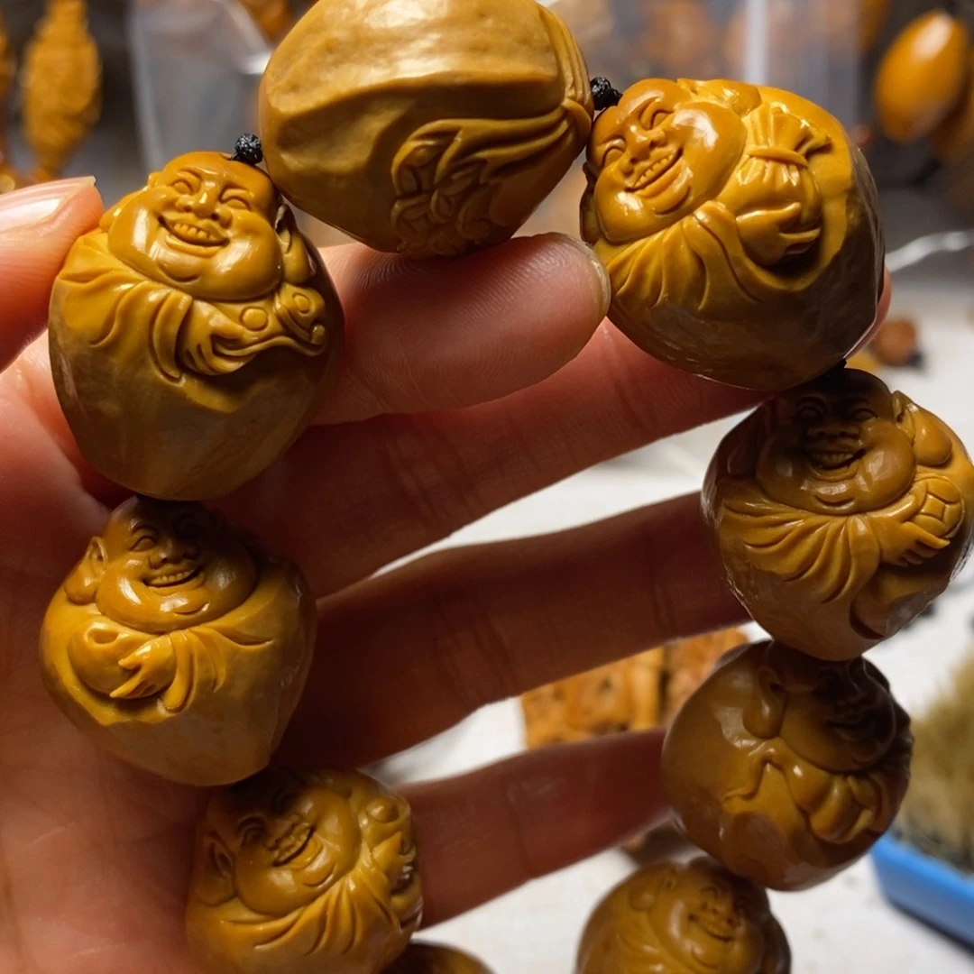 橄榄核手串/手链包衣弥勒精品