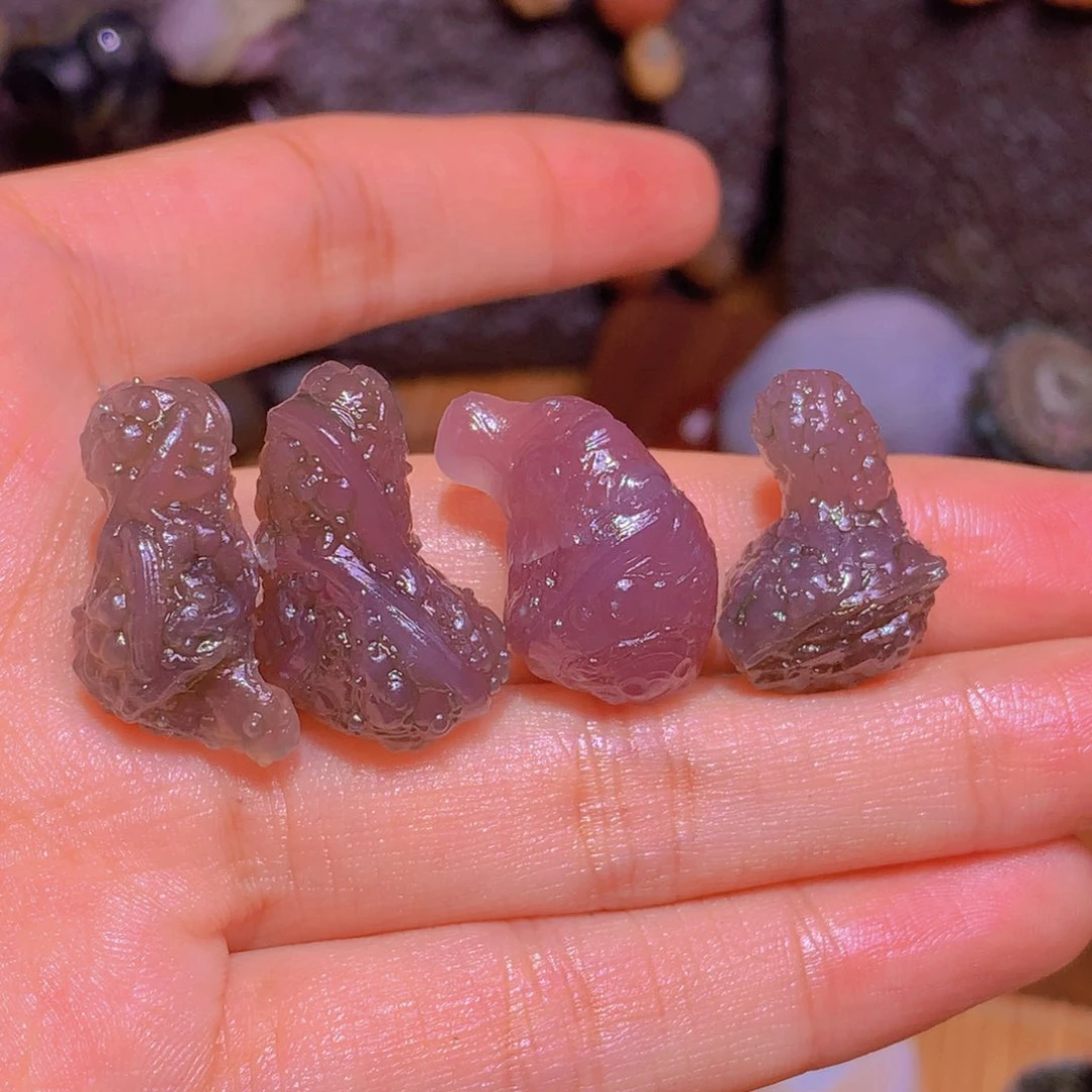 未镶嵌玛瑙/玉髓珠宝半成品
