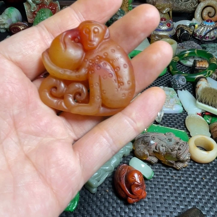 滴血莲花菩提把件