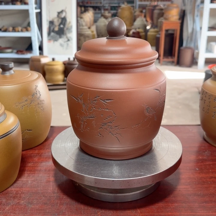 紫砂茶叶罐。。。。。。。。。。