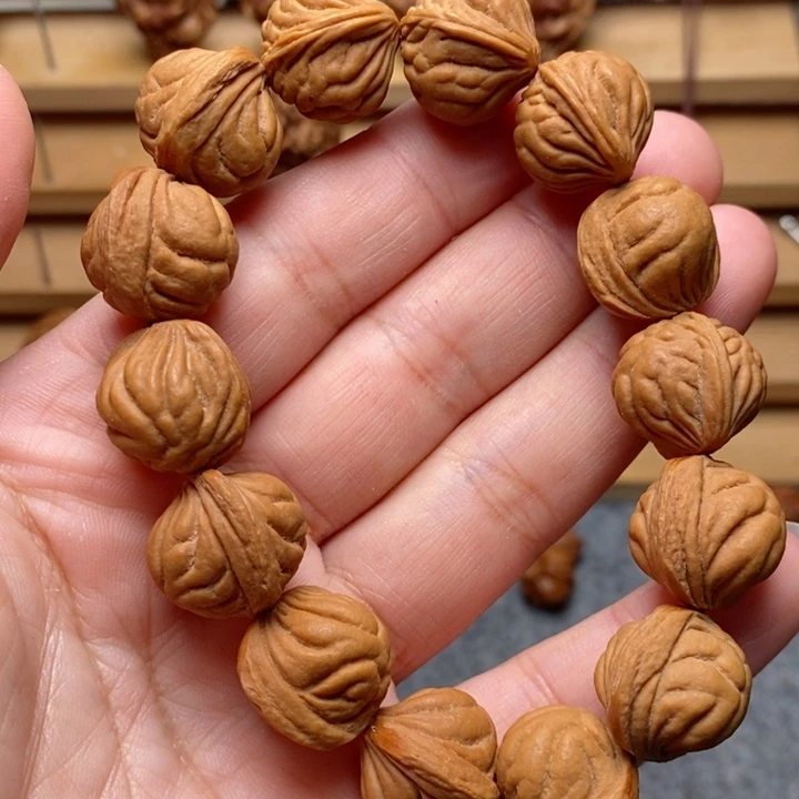 桃核原料素核手串