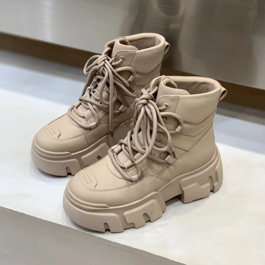 现货A4｜真皮羊里垫潮酷女靴｜半码拍小 ｜25001-51