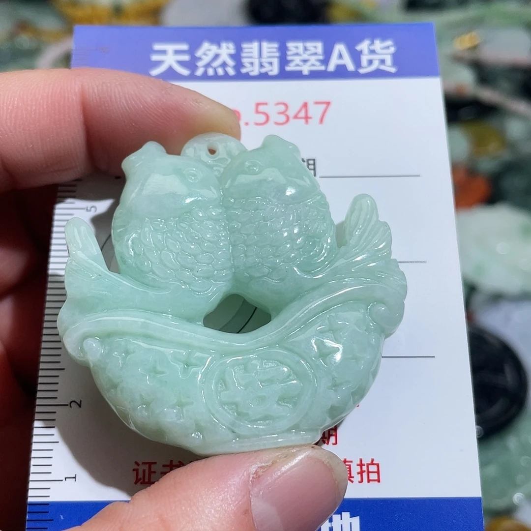 翡翠未镶嵌摆件5347