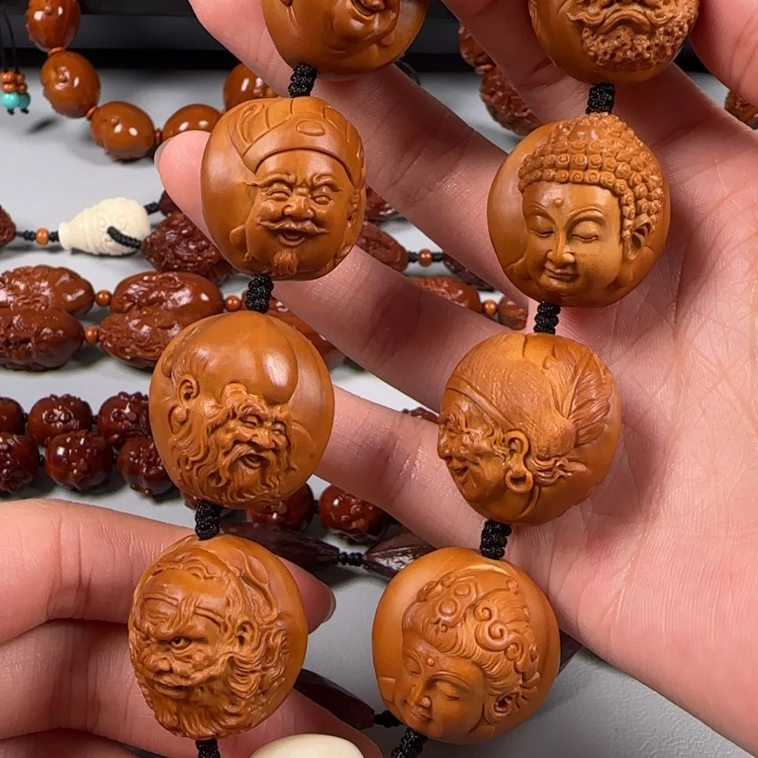 手串橄榄核油核百兽群仙会手持