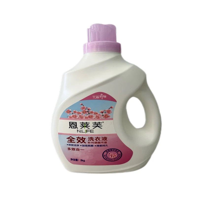 恩莱芙 全效洗衣液(浪漫樱花香型) 3kg