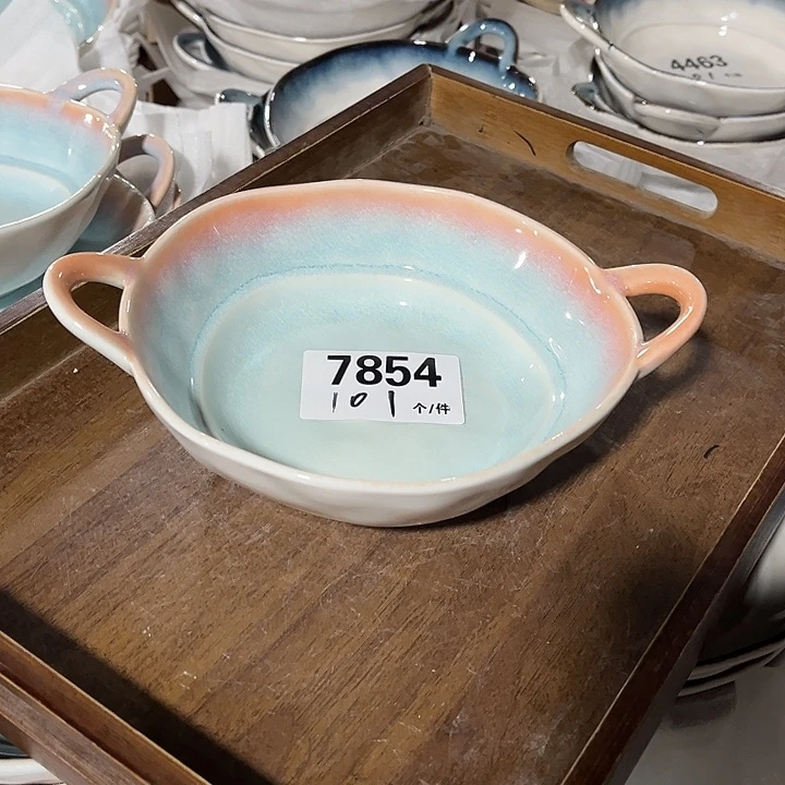 瓷微瑕外贸餐具7854