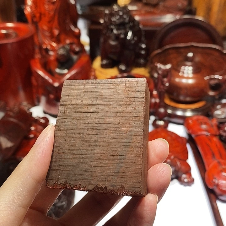 木印度小叶紫檀木料40克