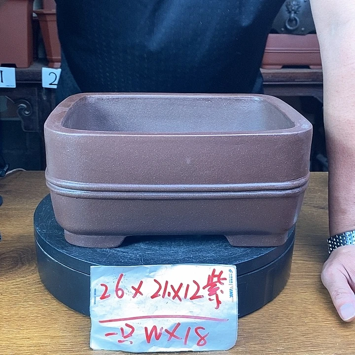 紫砂花盆货号一只WX18