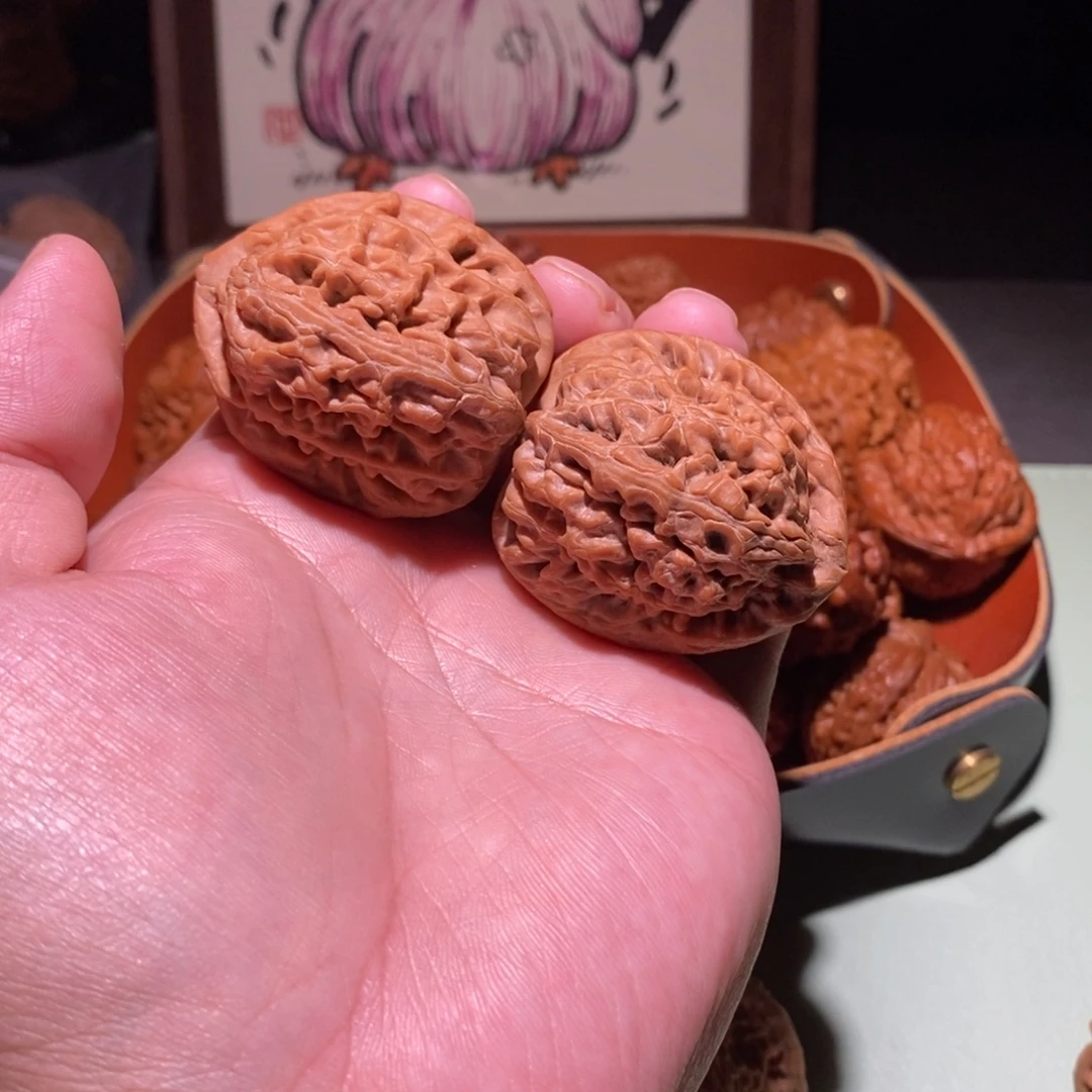 达***哒吊坠文玩核桃全品39红锦鲤