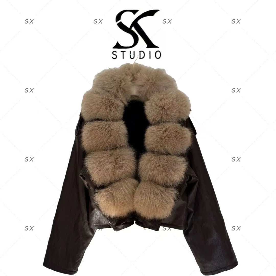 8697轻奢女款时尚外套（狐狸毛）SXZY-2501