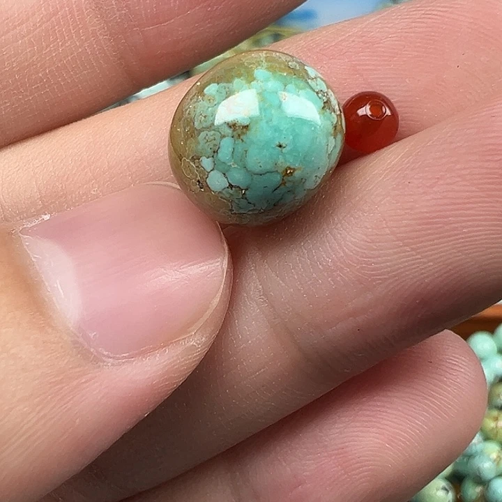 C***家南红玛瑙未镶嵌配饰卡12.7