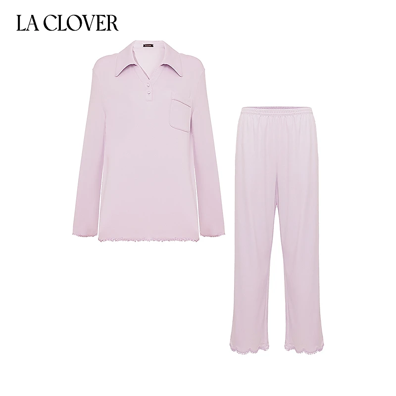 La Clover春野初见长袖套头分身套装 CC46AG1