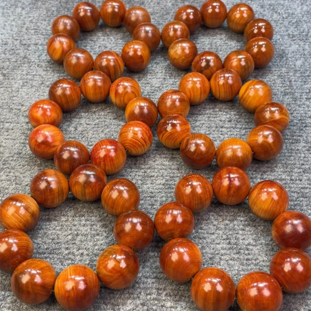 【闪购商品】柏木（崖柏）3.0柿红超高克重全玉化，蜜结糖