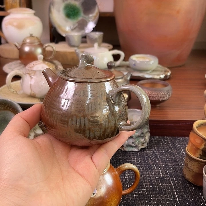 柴烧微微瑕龙窑精品