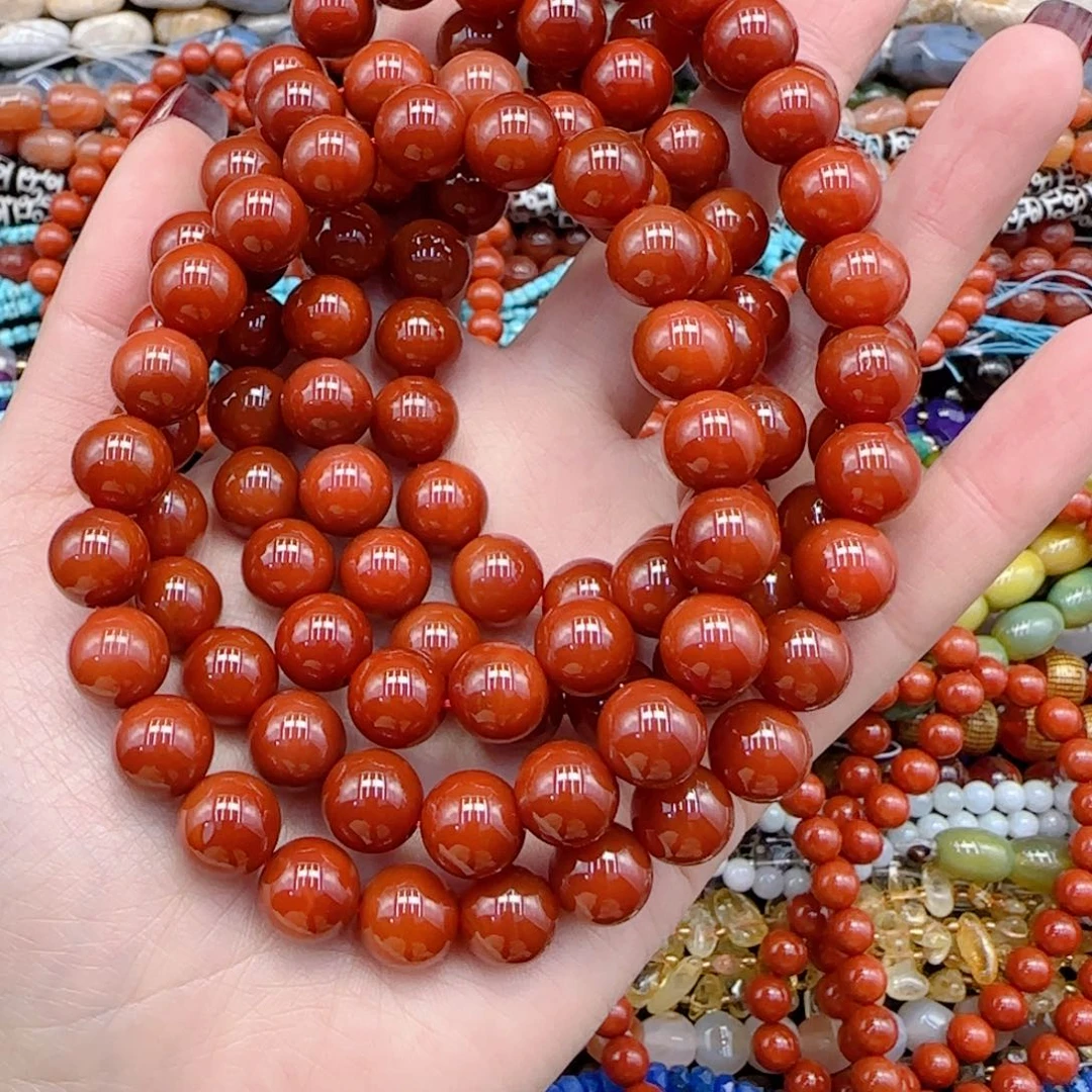 玛瑙/玉髓珠宝半成品未镶嵌阿*南红卡十拍二发一