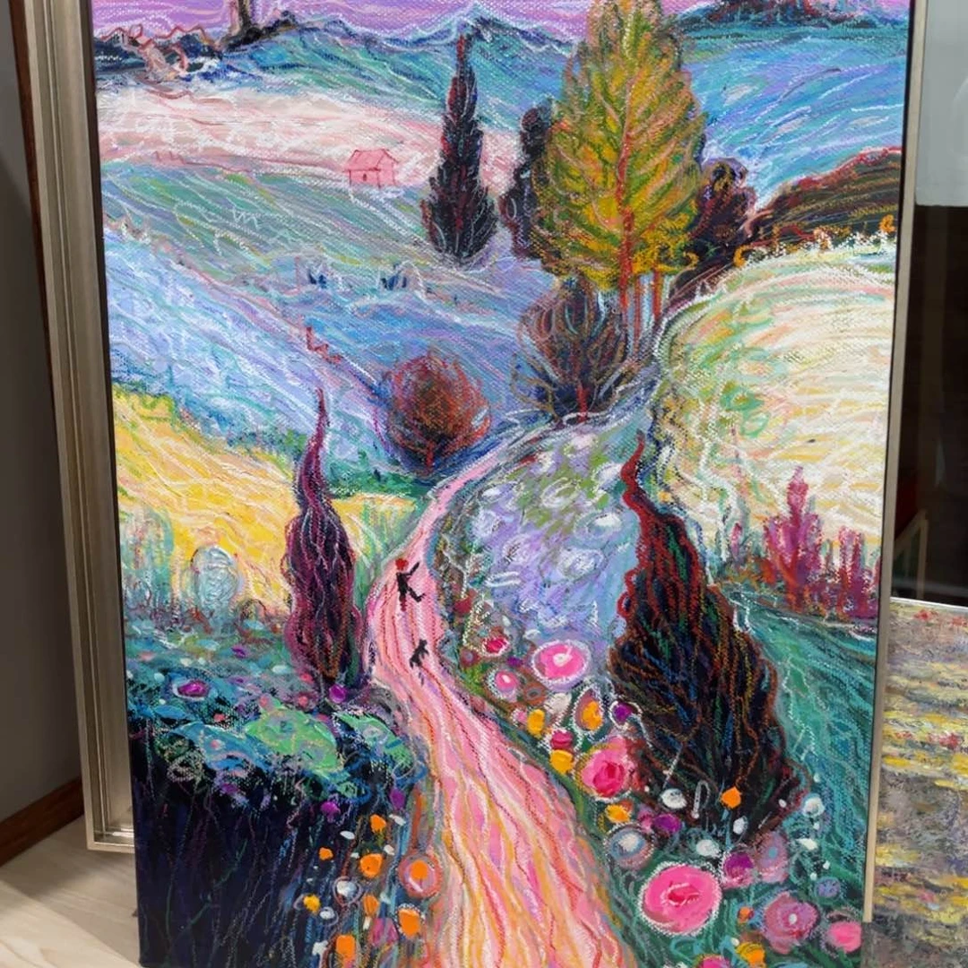 予****油画风景纯手绘油画60×90