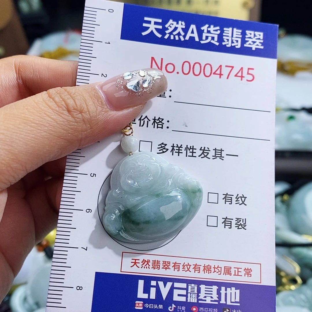 翡翠未镶嵌颈饰4745