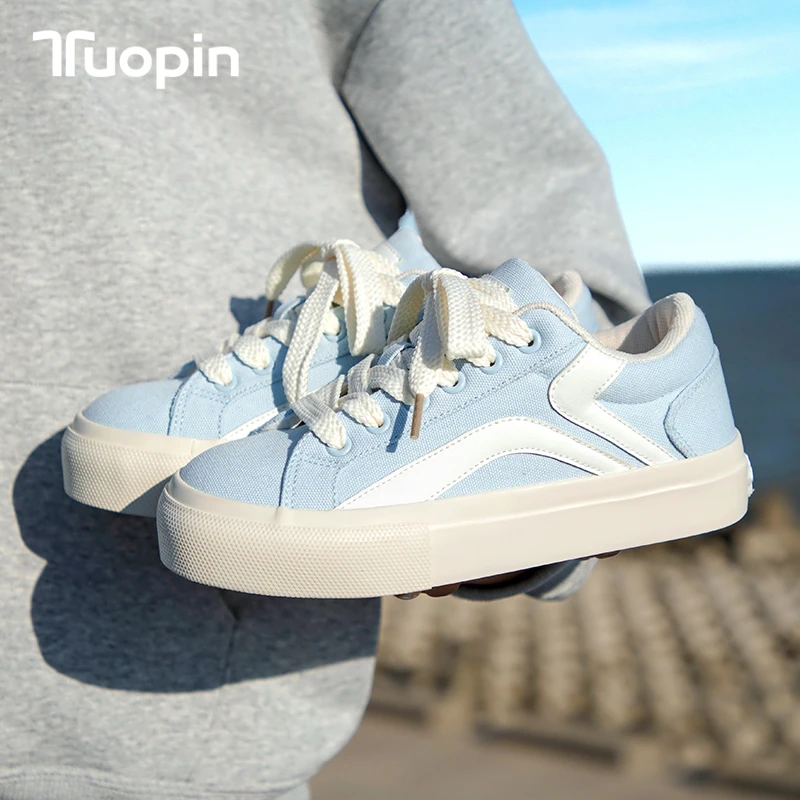 鮀品厚底青少年鞋子夏季休闲运动板鞋小众百搭轻奢鞋子女款夏天