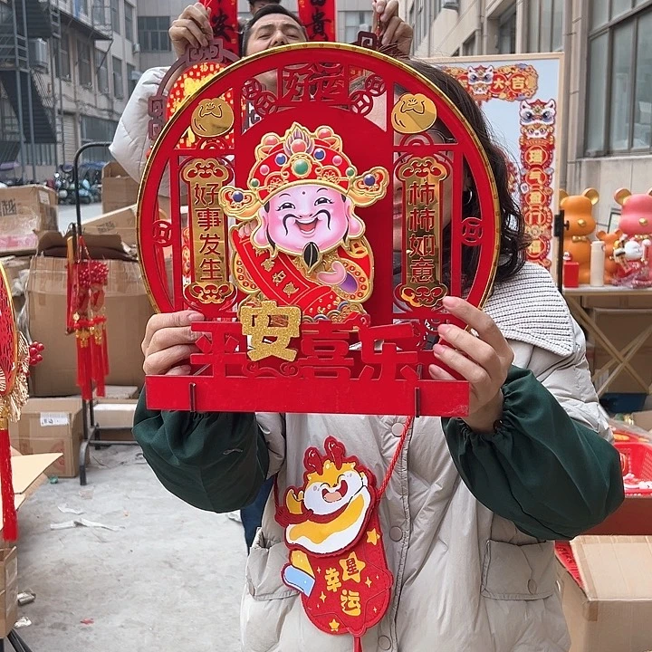 摇头财神摆件摆件