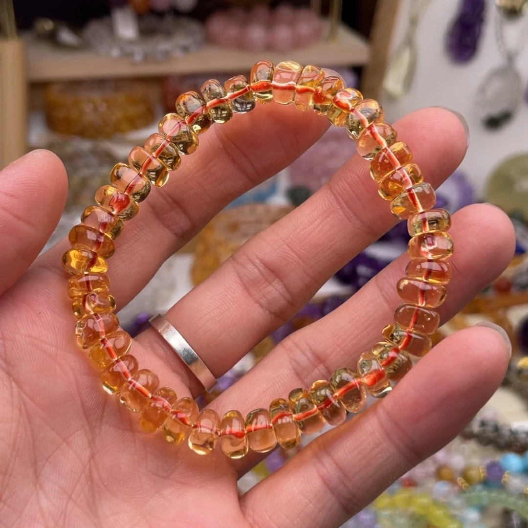 水晶手链未镶嵌黄水晶