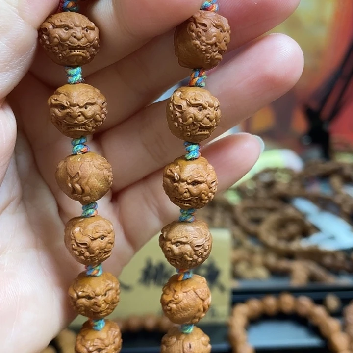 手串/手链橄榄核龙纹桃核