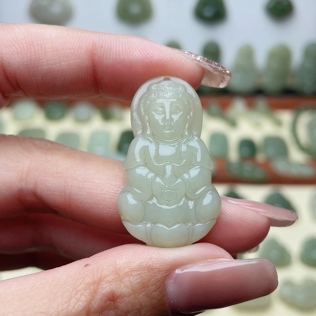 和田玉颈饰未镶嵌꧁****