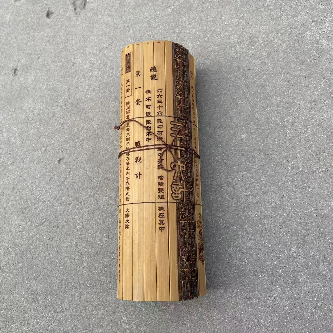 新尾货 饰品    三十六计   卷书   摆件