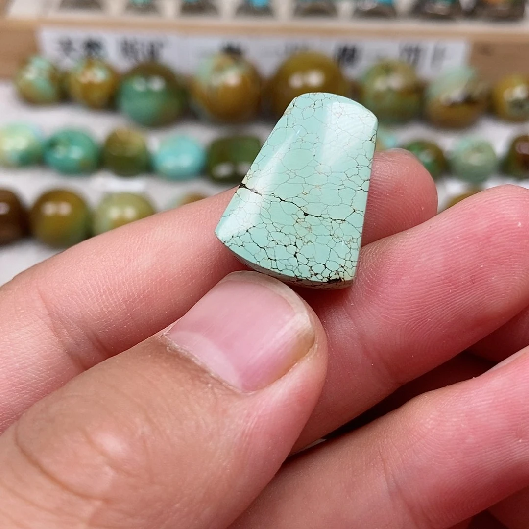 未镶嵌绿松石珠宝半成品