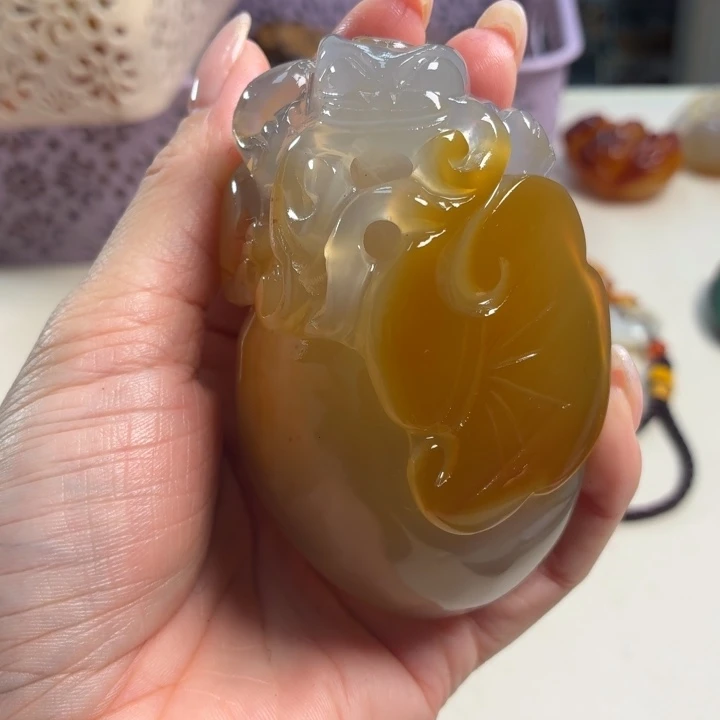 玛瑙/玉髓未镶嵌吊坠(不含链)