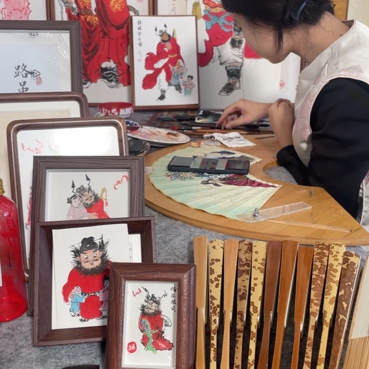 得***）国画李老师李老师玉竹