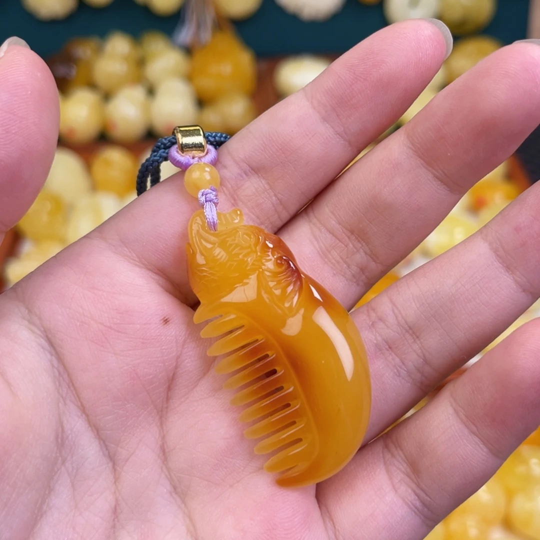 蜜蜡项链未镶嵌蜜蜡