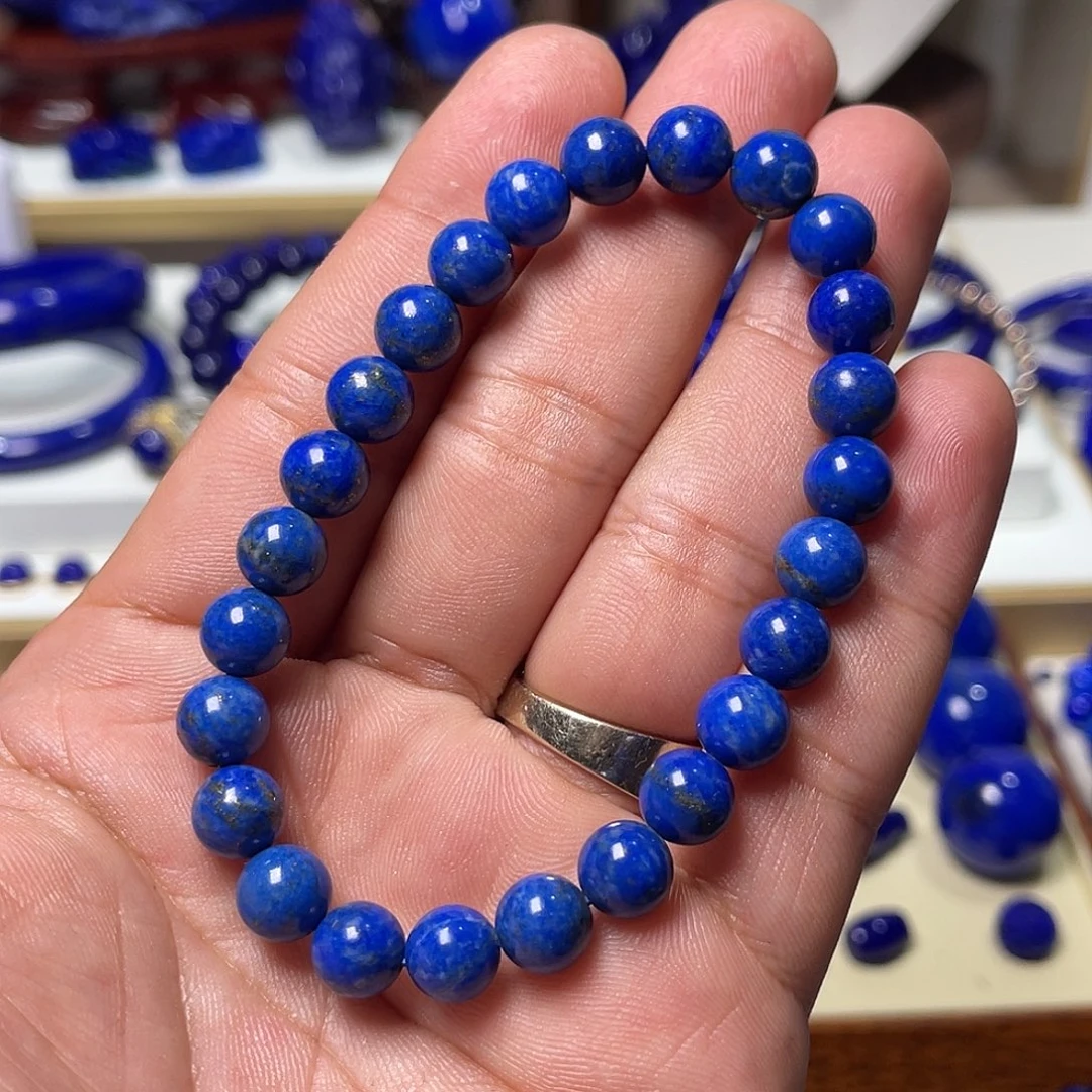 青金石未镶嵌福利8mm手串