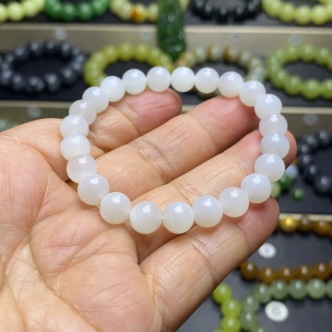 和田玉未镶嵌手串