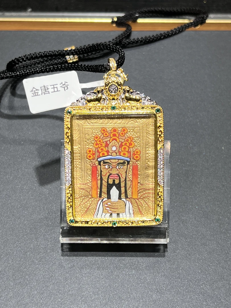 kf405481金唐五爷纯手绘唐卡
