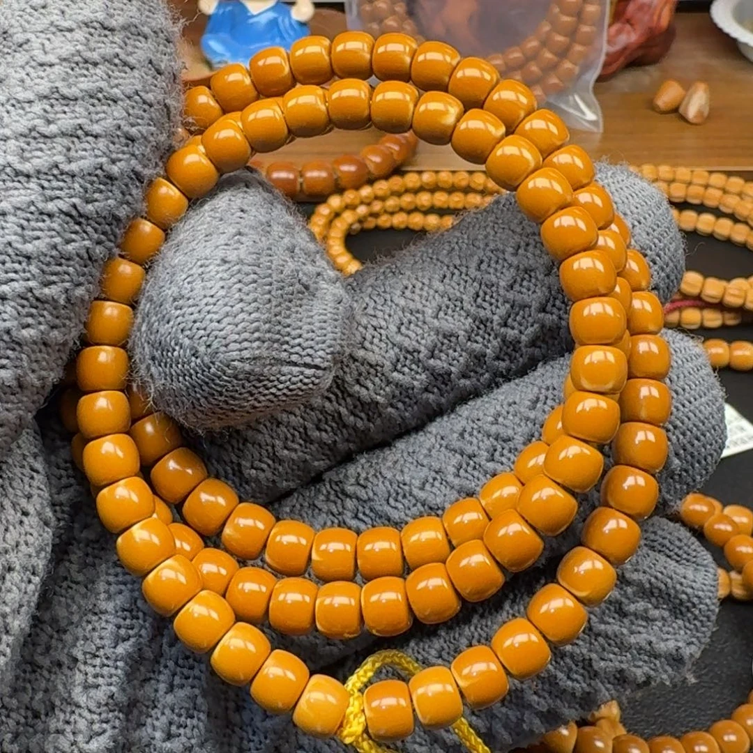 橄榄核手串/手链6.1微缩尺老挝核尖108