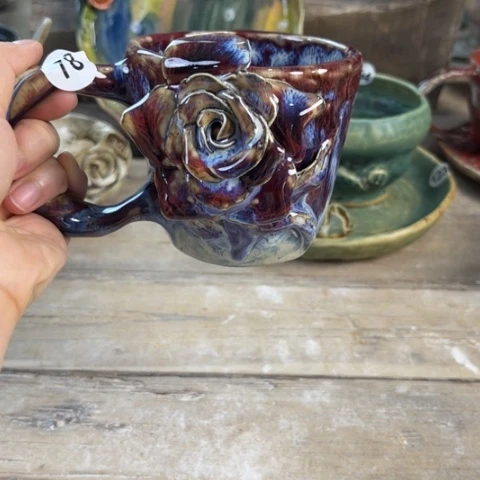 碗艺术骑士手捏餐具茶具