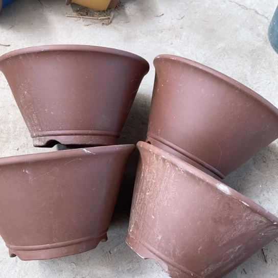 紫砂花盆100-4。30.5-16.5