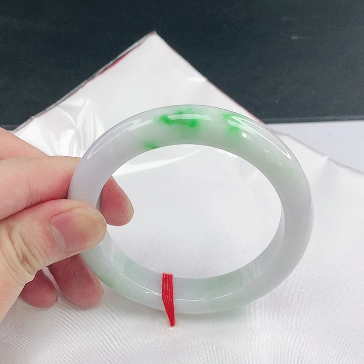 翡翠未镶嵌手镯圈58.8。64083