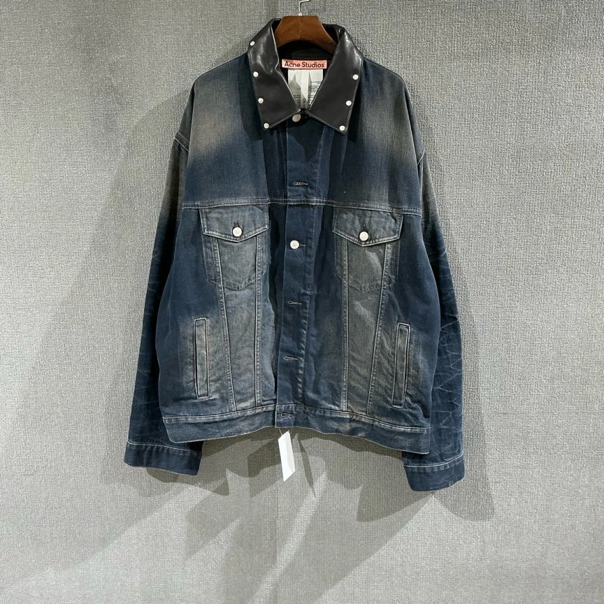 未使用 Acne studio （pm）拼皮牛仔外套 全新m码/2960