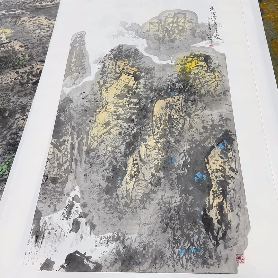 国画贾述轩三尺童