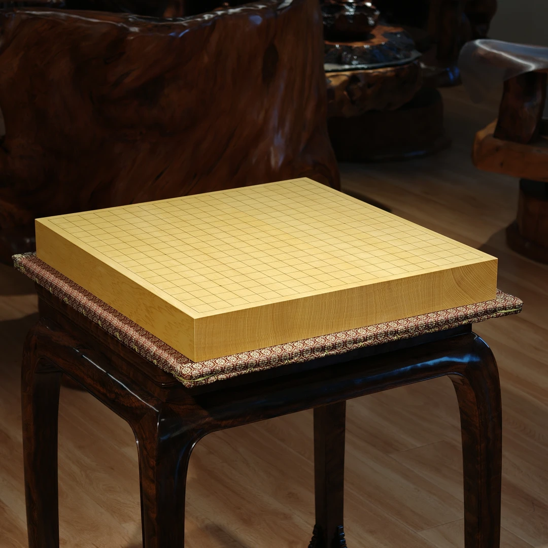 no26本榧5.3厘米厚拼盘 围棋棋盘 松川作