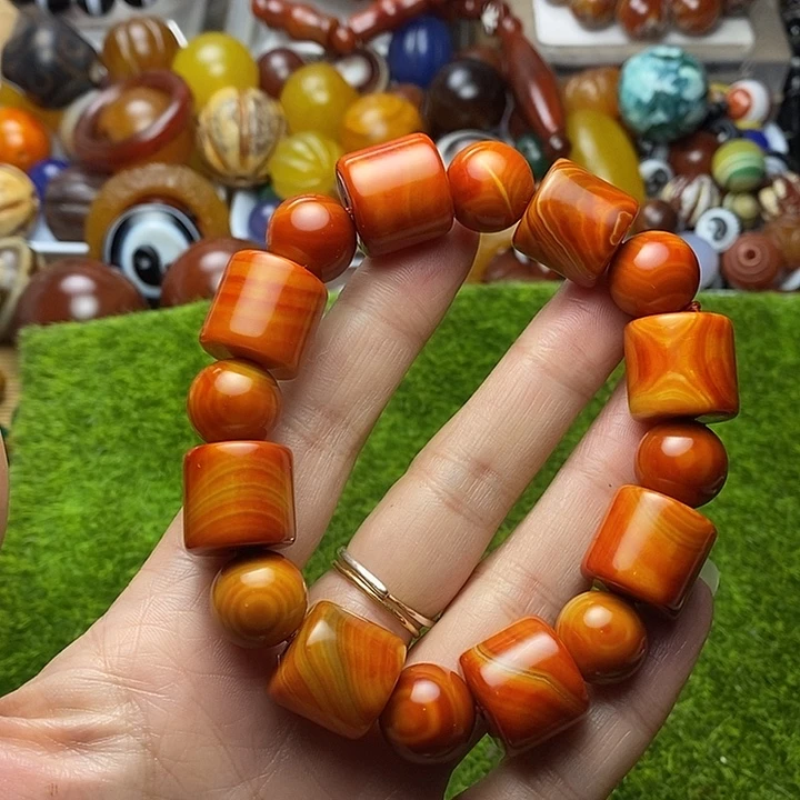 玛瑙/玉髓合金珠宝半成品