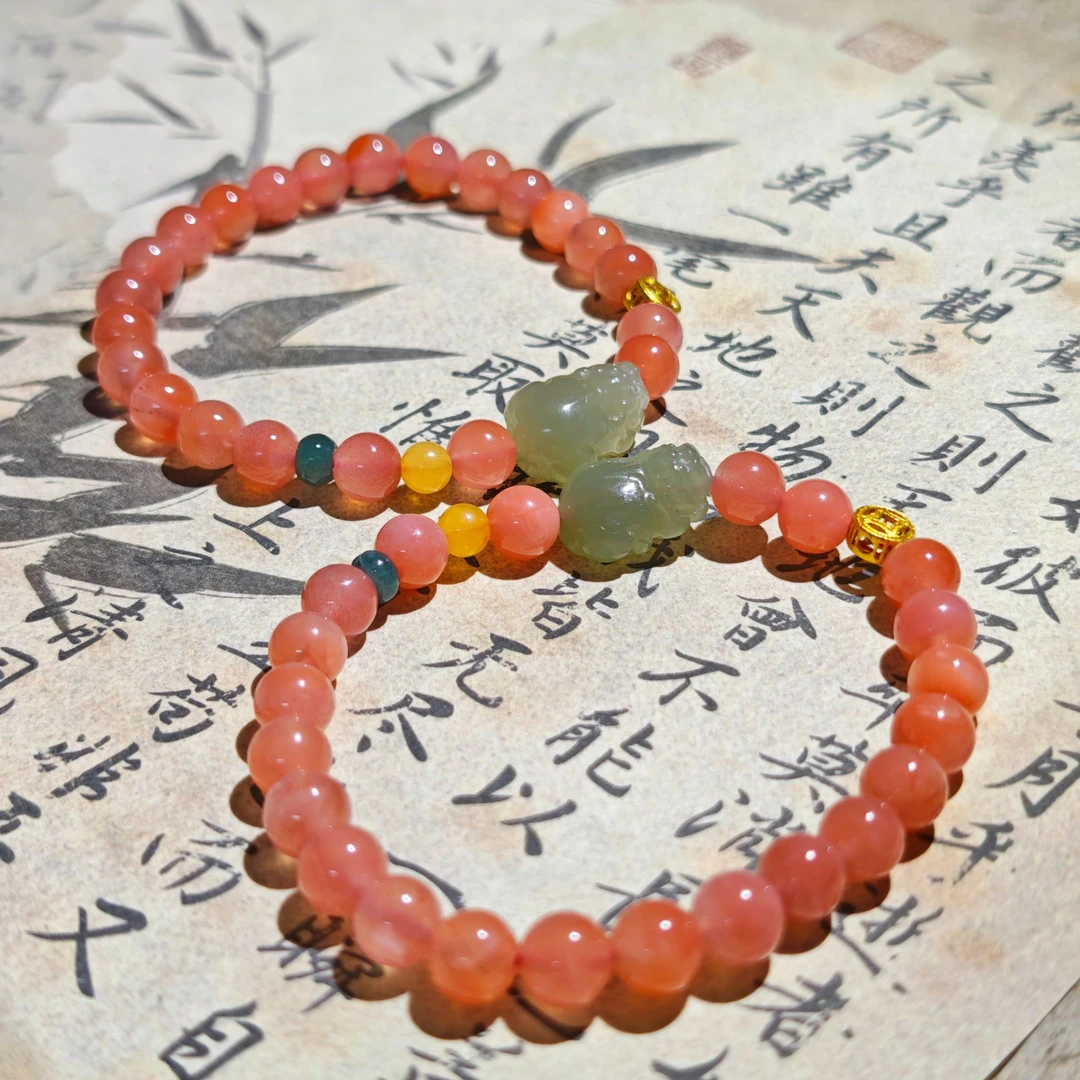 暖冬好物 精品南红玛瑙貔貅手串 多样性发货 拍一发一 M257